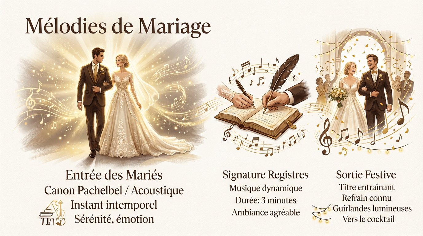 Ambiance musicale élégante pour un mariage en couple